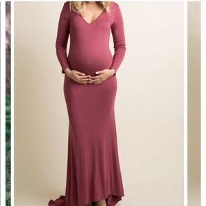 Mauve Pinkblush Maternity Dress